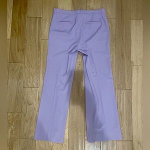 Theory Demetria Flare Pants Good Wool Wisteria Size 12